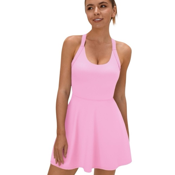 Halara Strappy Twist Back Out Athletic Active Tennis Dress - Picture 1 of 16